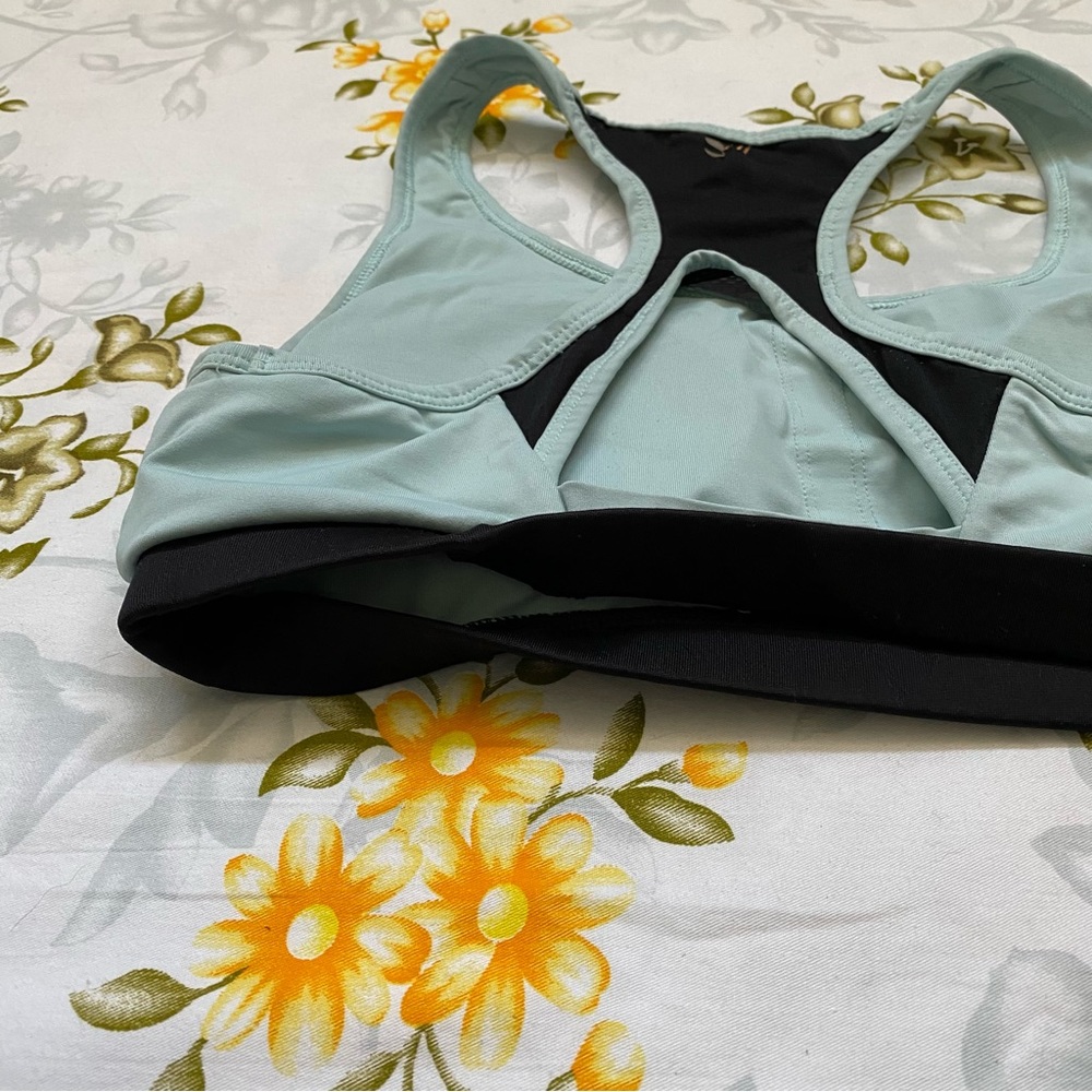 Light Blue Size M Racerback Bra - Picture 5 of 7